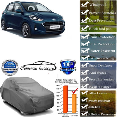 Tamanchi Autocare Car Cover For Hyundai Grand i10 Nios(Grey)