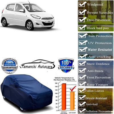 Tamanchi Autocare Car Cover For Hyundai i10(Blue)