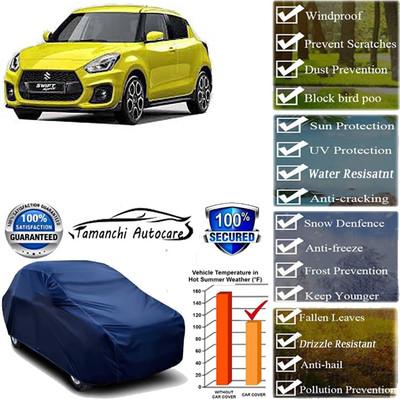 Tamanchi Autocare Car Cover For Maruti Suzuki Swift(Blue)