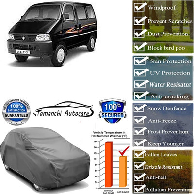 Tamanchi Autocare Car Cover For Maruti Suzuki Eeco(Grey)