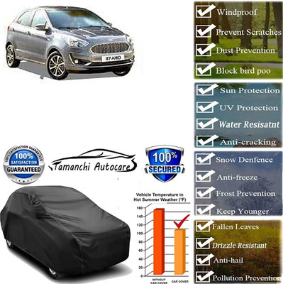 Tamanchi Autocare Car Cover For Ford Figo 1.5D Titanium Plus MT(Black)