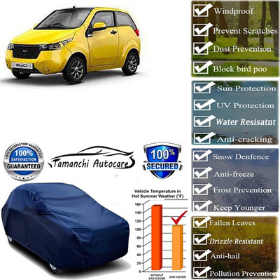 Tamanchi Autocare Car Cover For Mahindra e2o(Blue)