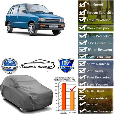 Tamanchi Autocare Car Cover For Maruti Suzuki 800(Grey)
