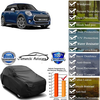Tamanchi Autocare Car Cover For Mini Universal For Car(Black)