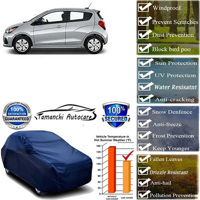 Tamanchi Autocare Car Cover For Chevrolet Spark(Blue)