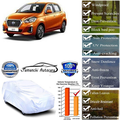 Tamanchi Autocare Car Cover For Datsun Universal For Car(Silver)