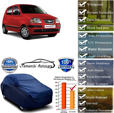 Tamanchi Autocare Car Cover For Hyundai Santro Xing(Blue)