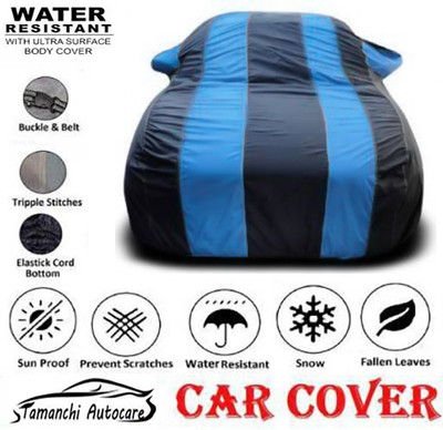 Tamanchi Autocare Car Cover For Chevrolet Sail Hatchback(Blue, Black)