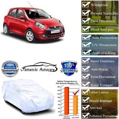 Tamanchi Autocare Car Cover For Renault Pulse(Silver)