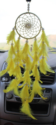 handymandy store CARHANGING-yellow Car Hanging Ornament(Pack of 1)
