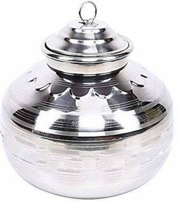 Stylbase Stainless Steel Matka//Water Container/Pot/Tokni with Lid ( Dishwasher safe , 12 Litter ) - 12 L Steel Utility Container (Silver)  - 12 L Steel Utility Container