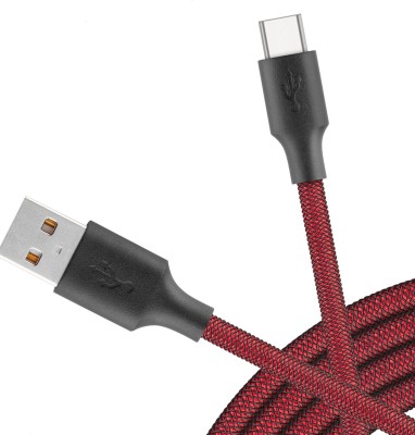 ZINUX USB Type C Cable 3 A 1.2 m copper braiding Super Fast charging and Data Sharing Type C Data Cable / charging cable, USB-A to USB-C Cable branded Cable Cord .(Compatible with One plus, Samsung, Xiomi, Red, One Cable)