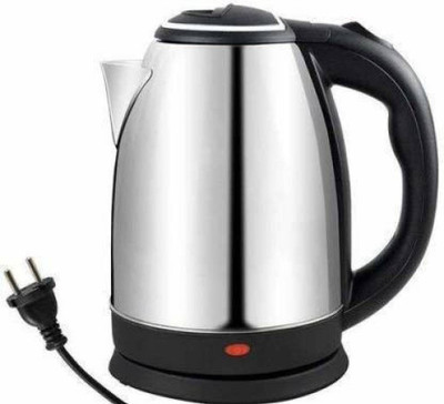 ND BROTHERS Electric Kettle-Tea and Coffee Boiler/Milk Boiler/Water Boiler Beverage Maker(2 L, Silver , Black)