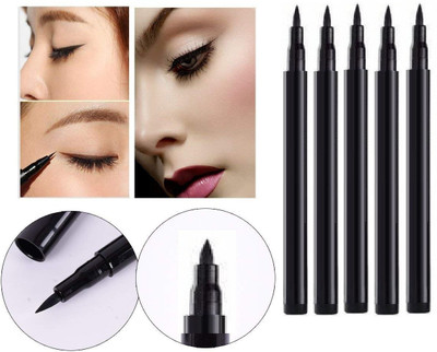 ADJD professional pigmented water proof sketch eye liner pack of 5 12.5 g(BLACK)