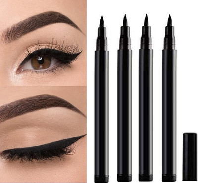 tanvi27 PROFESSIONAL COLOR SMUDGE PROOF JET BLACK SKETCH EYE LINER PACK OF 4 10 g(BLACK)