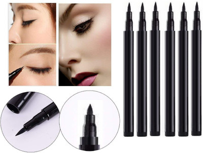 ADJD professional pigmented water proof sketch eye liner pack of 6 15 g(BLACK)