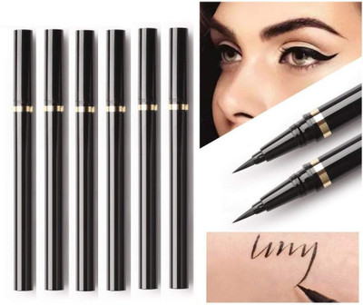ADJD professional pigmented quick dry matte finish sketch eye liner pack of 6 15 g(BLACK)