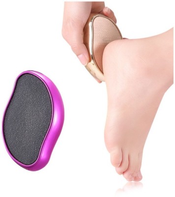 Vitalogy Callus Remover for Feet | Foot Scrubber for Dead Skin Remover | Removes Hard Skin, Leaves Feet Smooth | Pedicure tools - Foot Scraper Rasp - PINK (Nano Glass Technology)