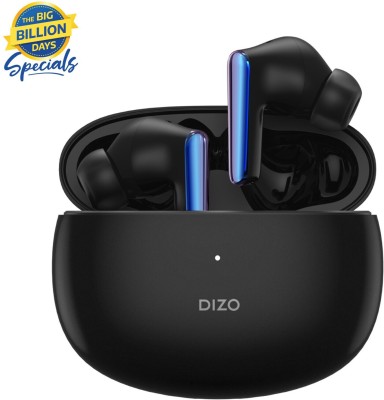 DIZO by realme TechLife Buds Z Bluetooth Headset(Onyx, True Wireless)