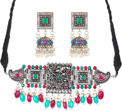 Bellina Alloy Multicolor Jewellery Set(Pack of 1)