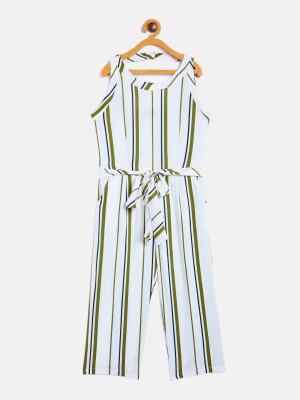 CRIMSOUNE CLUB Striped Girls Jumpsuit