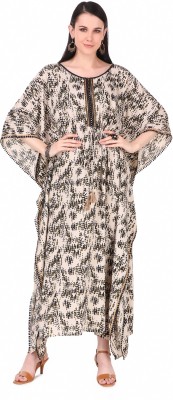 JMJW & SONS Printed Cotton Blend Women Kaftan