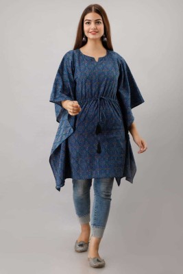 Ghaba Printed Cotton Blend Women Kaftan