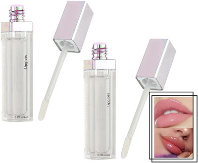 GABBU Gloss Me Matte Metallic Lip gloss pack of 2 (12 ml, TRANSPARENT)(12 g, transparent)