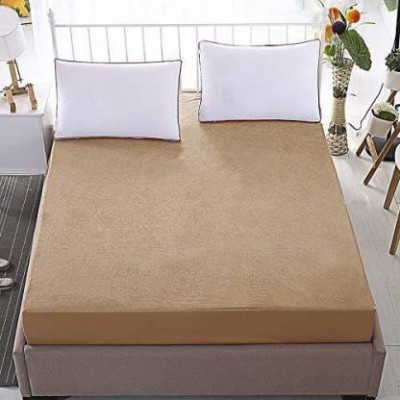 Magixy Fitted King Size Waterproof Mattress Cover(Beige)