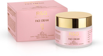R&G Skin Brightening Face Cream With SPF-15 | Helps Reduce Hyper-Pigmentation(50 ml)