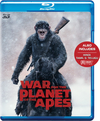 War For The Planet Of The Apes (Blu-ray 3D) (1-Disc)(3D Blu-ray English)