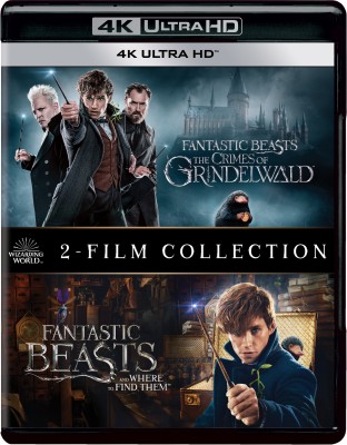 Fantastic Beasts 2 Movies Collection - Fantastic Beasts & Where to Find Them + Fantastic Beasts: The Crimes of Grindelwald (4K UHD) (2-Disc)(4K(UHD) Blu-ray English)