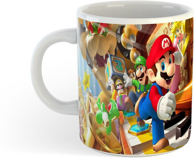 ADN21 All Day New Printed Super Mario Printed Ceramic Coffee12 Ceramic Coffee Mug(330 ml)