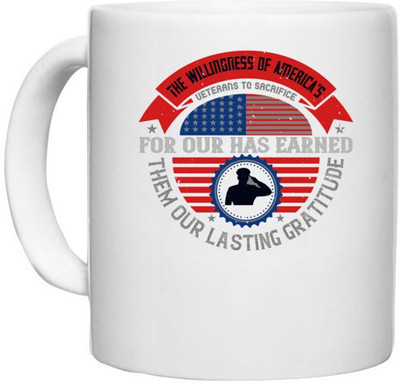 UDNAG White Ceramic Coffee / Tea 'Fireman Firefighter | The willingness of america's' Perfect for Gifting [330ml] Ceramic Coffee Mug(330 ml)