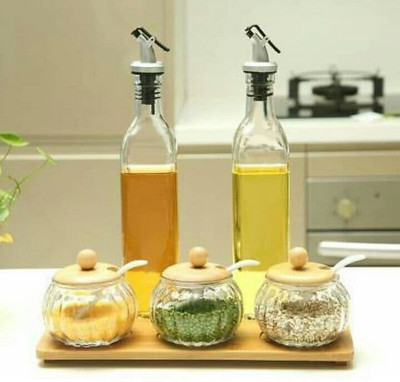 STARKENDY 500 ml Cooking Oil Dispenser Set(Pack of 2)
