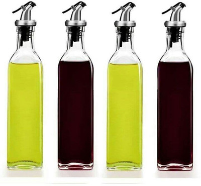 STARKENDY 500 ml Cooking Oil Dispenser Set(Pack of 4)
