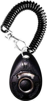 Emily Pets Clicker for Dogs (Black) Plastic Training Aid For Dog & Cat