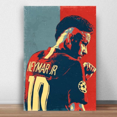 Neymar Jr Poster for Room & Office (13 Inch X 19 Inch, Rolled) Paper Print(19 inch X 13 inch, Rolled)