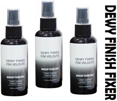 ADJD FACE MAKEUP SETTING MATTE FINISH & LONG LASTING FIXER COMBO OF 3 Primer  - 240 ml(TRANSPARENT)