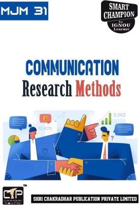 IGNOU MJM 31 Help Book Communication Research Methods IGNOU Study Notes For Exam Preparations With Latest Previous Years Solved Question Papers (Latest Syllabus) IGNOU MAJMC 2nd Year IGNOU MA Journalism And Mass Communication(Paperback, BHAVYA KUMAR SAHNI)