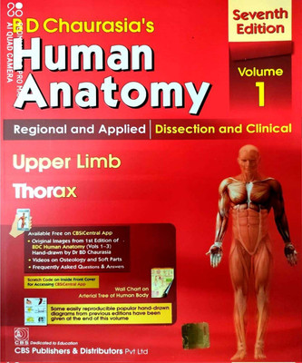 Human Anatomy ( Upper Limb ) Volume 1(Paperback, B.D. Chaurasia)