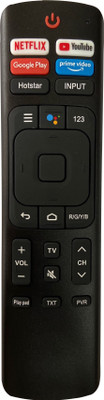 SHIELDGUARD Smart LED/LCD TV Remote Control, Compatible for LED/LCD TV (Without Voice Function) VU Remote Controller(Black)