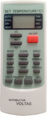 Haimac AC Remote No. 45 Compatible with Remote Control VOLTAS AC Remote Controller(White)