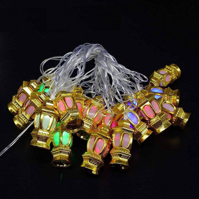 Nirvaana 14 LEDs 4 m Gold Steady Lantern Rice Lights(Pack of 1)