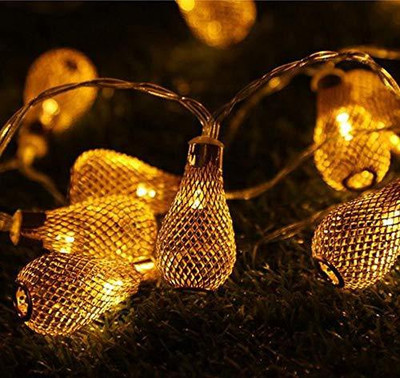 WunderVoX 14 LEDs 3.5 m Yellow Steady String Rice Lights(Pack of 1)