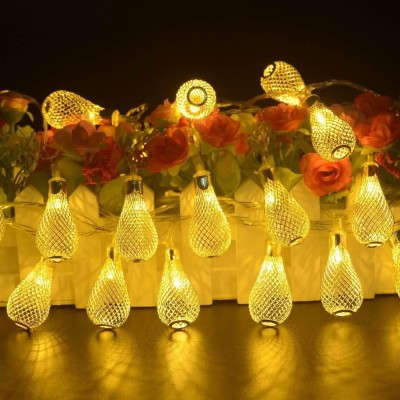 WunderVoX 14 LEDs 3.5 m Yellow Steady String Rice Lights(Pack of 1)