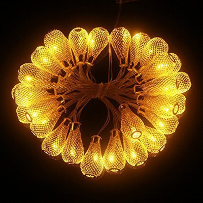 WunderVoX 14 LEDs 3.5 m Yellow Steady String Rice Lights(Pack of 1)