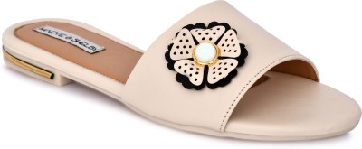 MAEVE & SHELBY Women Flats(Off White , 8)