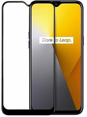 Rathote Collection Edge To Edge Tempered Glass for Realme 3i(Pack of 1)