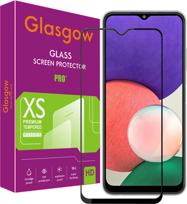 Glasgow Edge To Edge Tempered Glass for Samsung Galaxy A04s(Pack of 1)